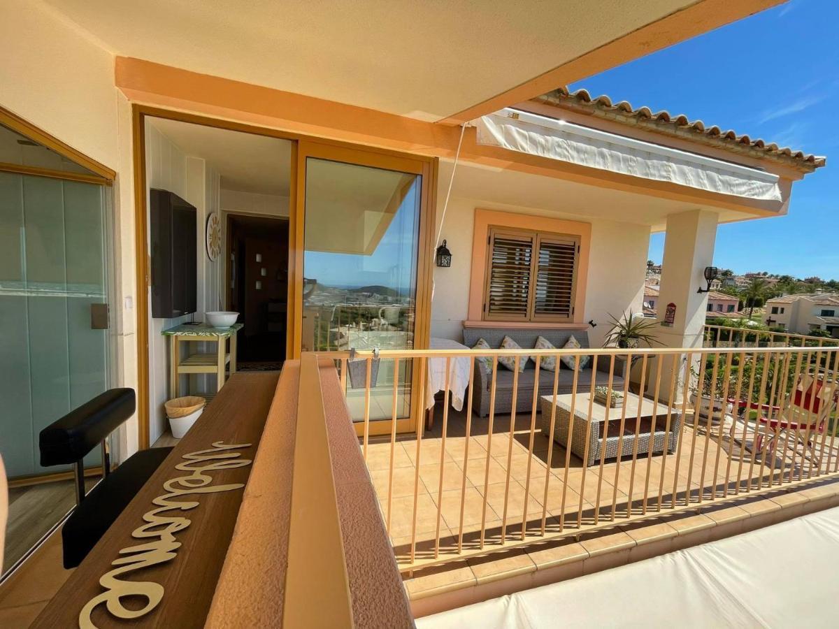 2 Bed Penthouse Apartment - Sea Views - Sleeps 4 Finestrat Exteriör bild